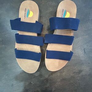 Navy Blue Sandals by Maui Island